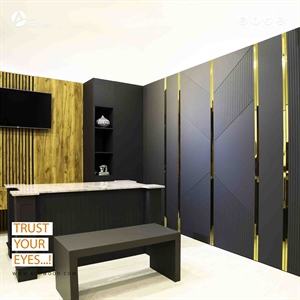 پروژه کابینت نئوکلاسیک ممبران کابینت مشکی