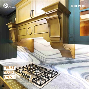 پروژه کابینت نئوکلاسیک متریال پلی اورتان