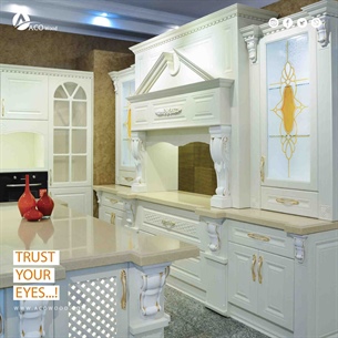 پروژه کابینت ممبران سفید کلاسیک صفحه کورین