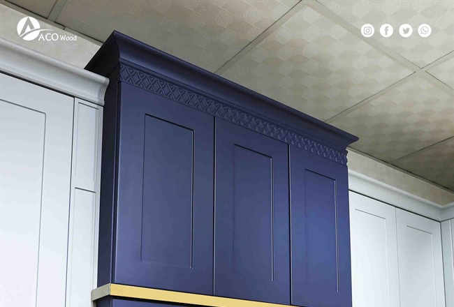 پروژه کابینت نئوکلاسیک ممبران کابینت نئوکلاسیک آبی