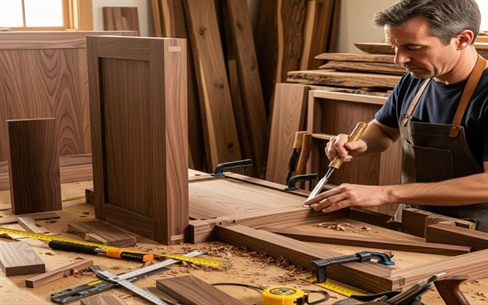 مزایای استفاده از چوب گردو در ساخت کابینت